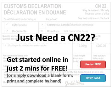 CN22 Customs Declaration on EdgeCTP Get For Free