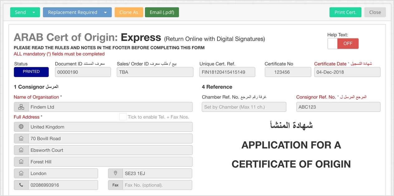 Edgectp Arab Certificate